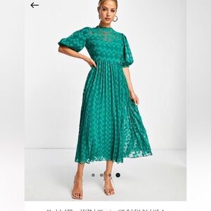ASOS Dobby Midi Dress